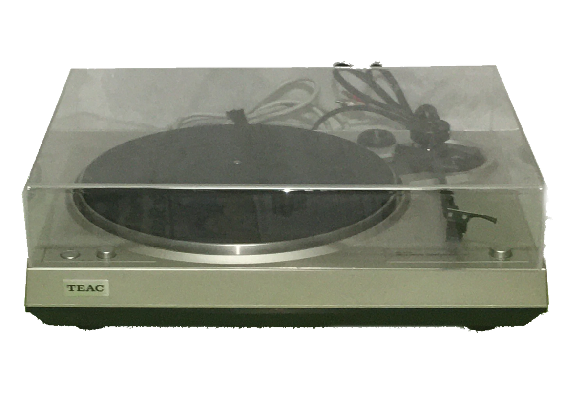 TEAC PX270 Belt Drive semiautomatic straight arm Silver turntable 1982