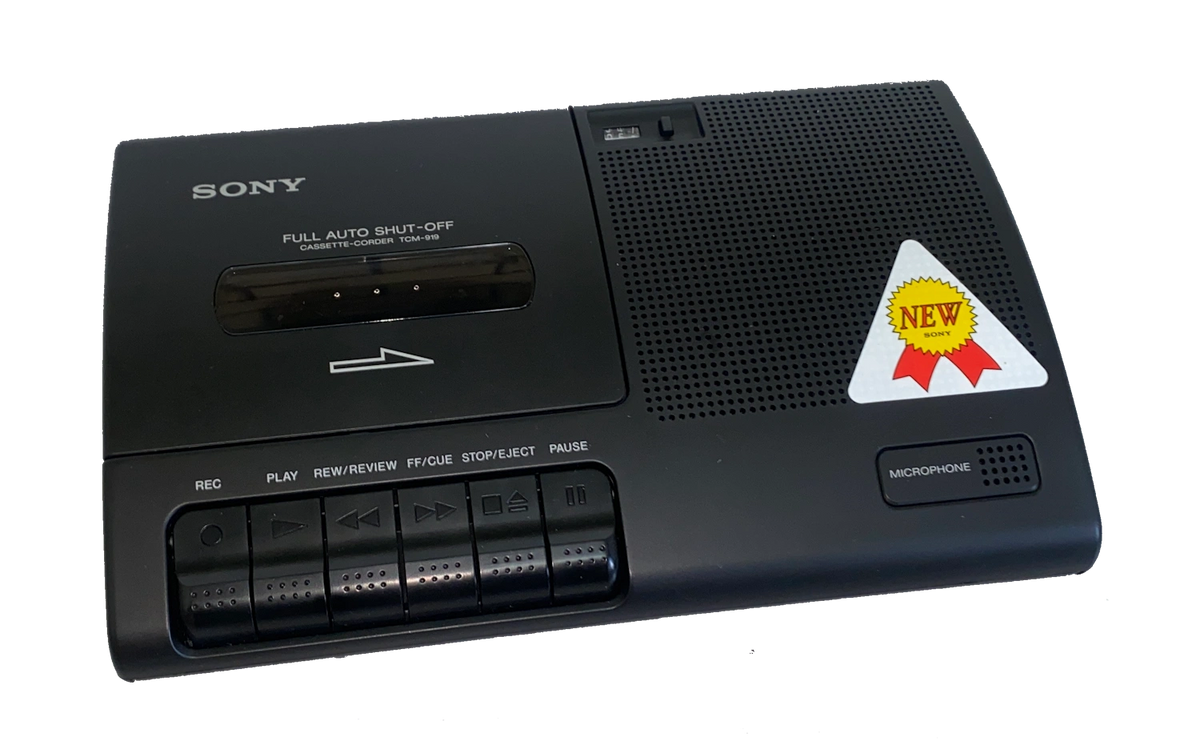 Sony TCM-919 Desktop Cassette Recorder (full auto stop) 1993 TCM919