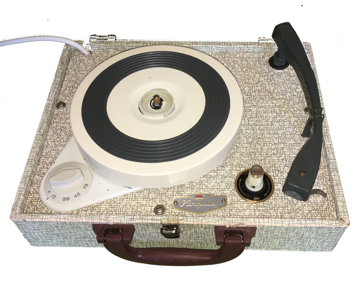 Kingsley RP200 Aussie made compact personal record player 1965