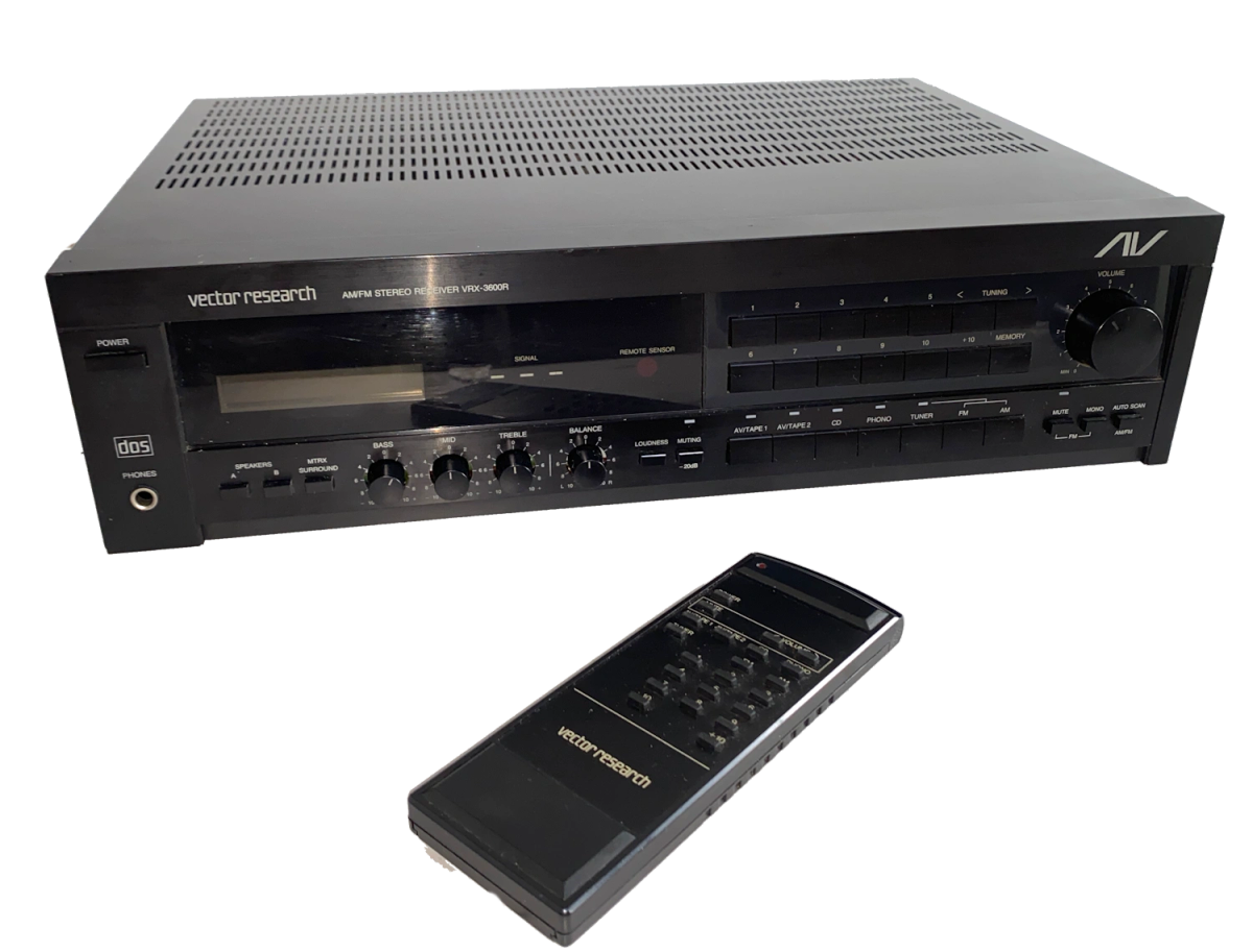 Vector Rf60 Vector Research VRX-3600R 2x40W AM/FM Receiver Amplifier, 3 band tone ...