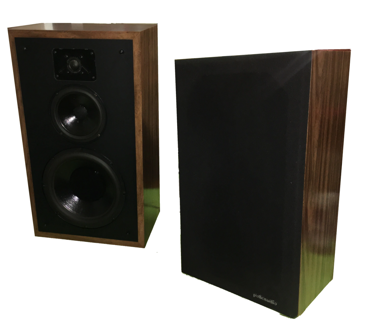 Pair Vintage Polk Audio Model 7B Studio Monitor System speakers