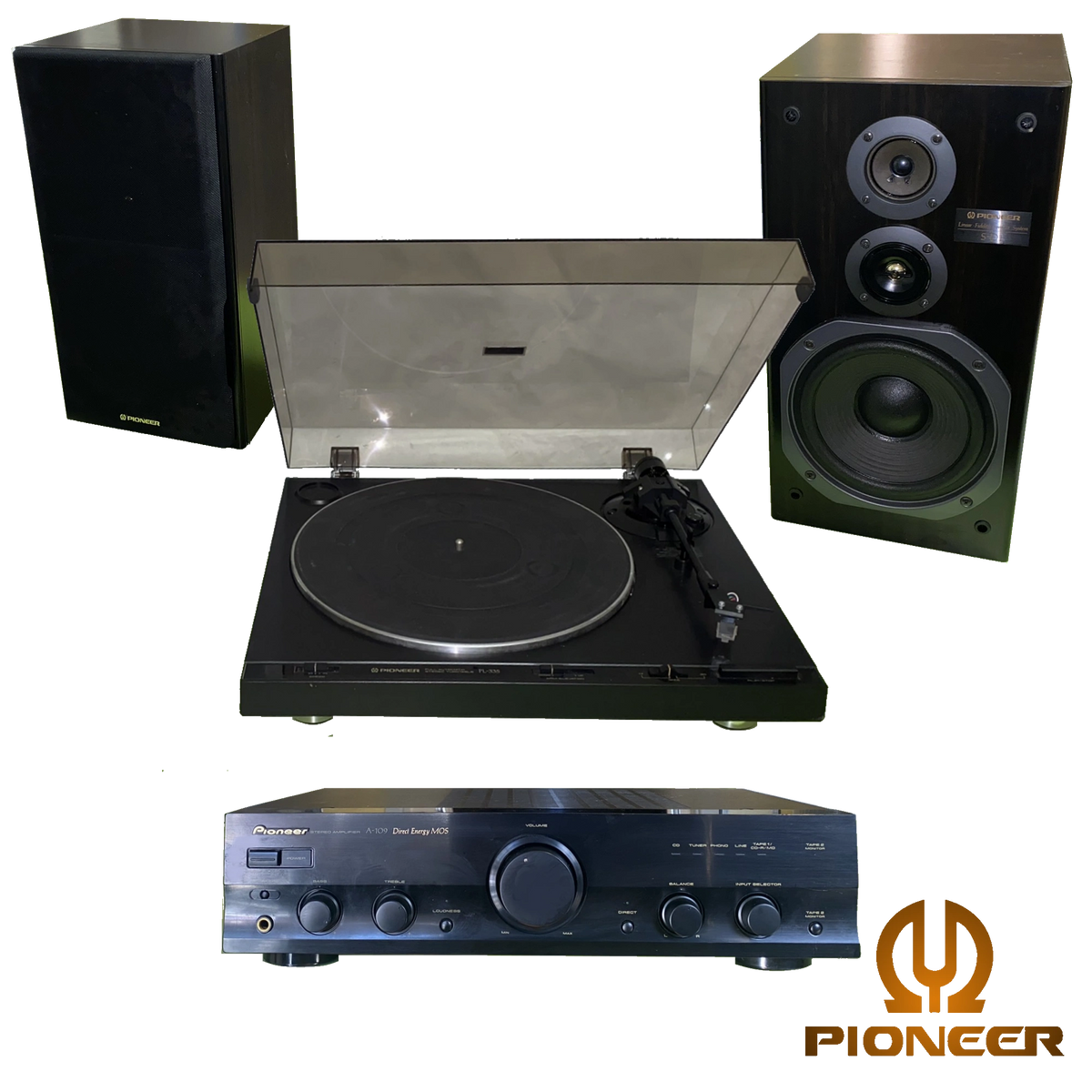 Pioneer Vinyl HiFi complete component system fully automatic