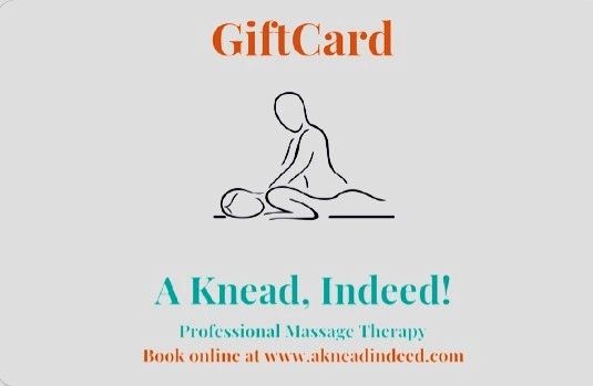 Massage gift card
