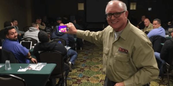 A man taking pictures