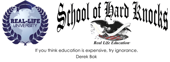 Real-Life University
School of Hard Knocks