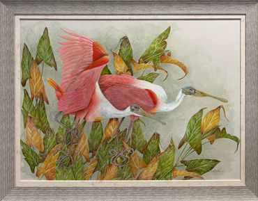 Thinkin' Pink
Original Watercolor
49x35 Framed Size
$3800.