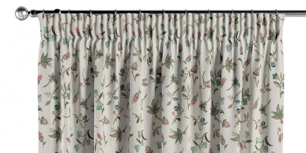 traditional style curtains fitted on metal pole