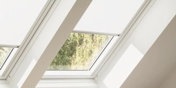 white skylight blinds fitted in stratford upon avon