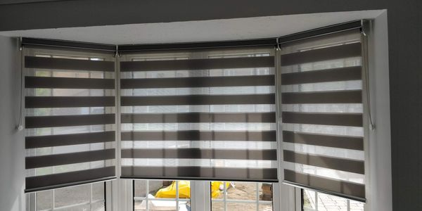 child safe vision blinds also known as zebra blinds fitted in rugby