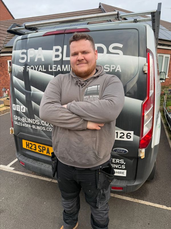 Harry The owner of Spa Blinds covering Warwickshire with made to measure blinds and shutters.
