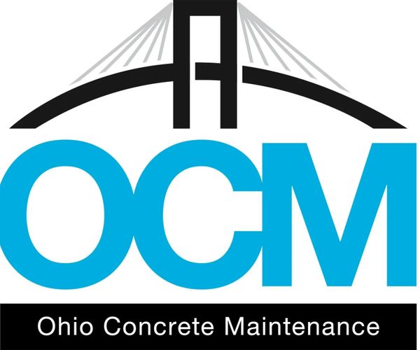 Logo of Ohio Concrete Maintenance featuring a bridge graphic.