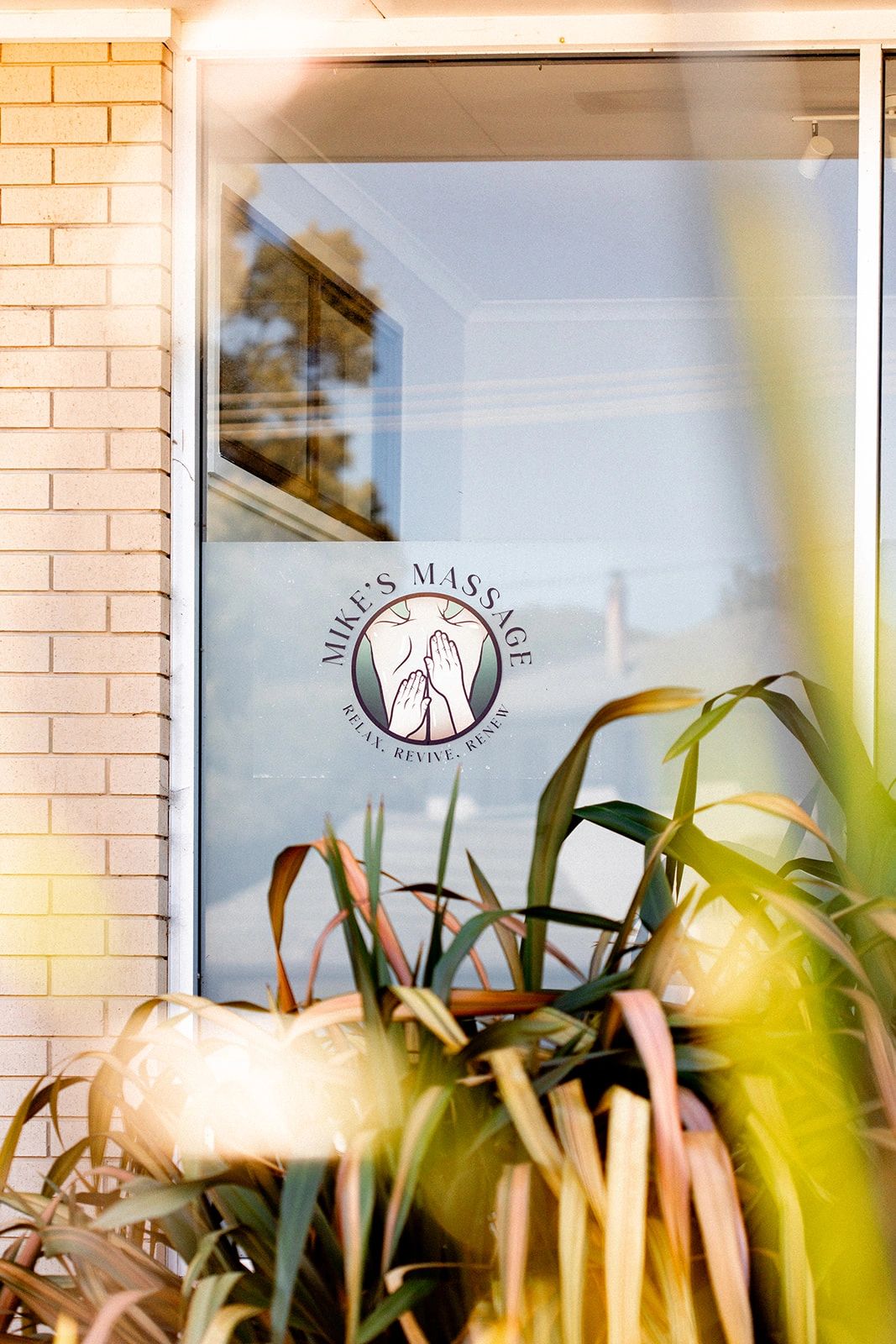 Entrance to Mike’s Massage at Office 1, 9 Pendrigh Place, St Helens Tasmania.