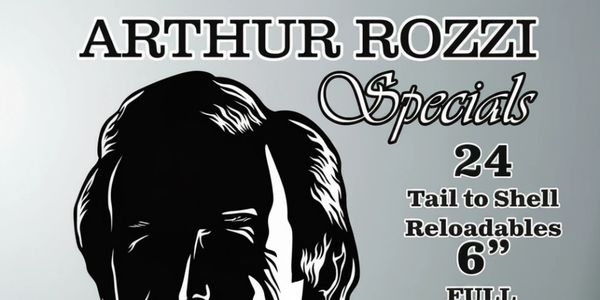 Arthur Rozzi, a Cincinnati firework icon 6" Artillery Shell -- amazing tail effects with these. Some