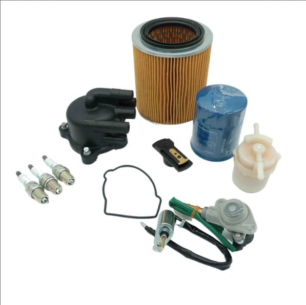 TUNE UP KIT - 12 PIECE - DISTRIBUTOR CAP, ROTOR, GASKET, SPARK PLUG WIRES, PLUGS, AIR FILTER, FUEL FILTER, AIR SOLENOID, FUEL SOLENOID - HONDA ACTY TRUCK HA3, HA4 MODELS - 1990-1999                                                                                                    SHOP NOW AT OIWAGARAGE.CO                                                                                                        CLICK PHOTO TO SHOP!