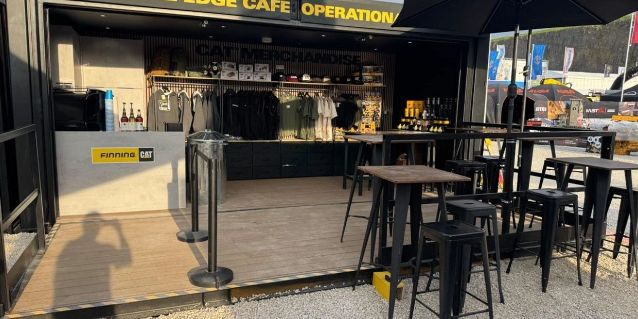 container event stand