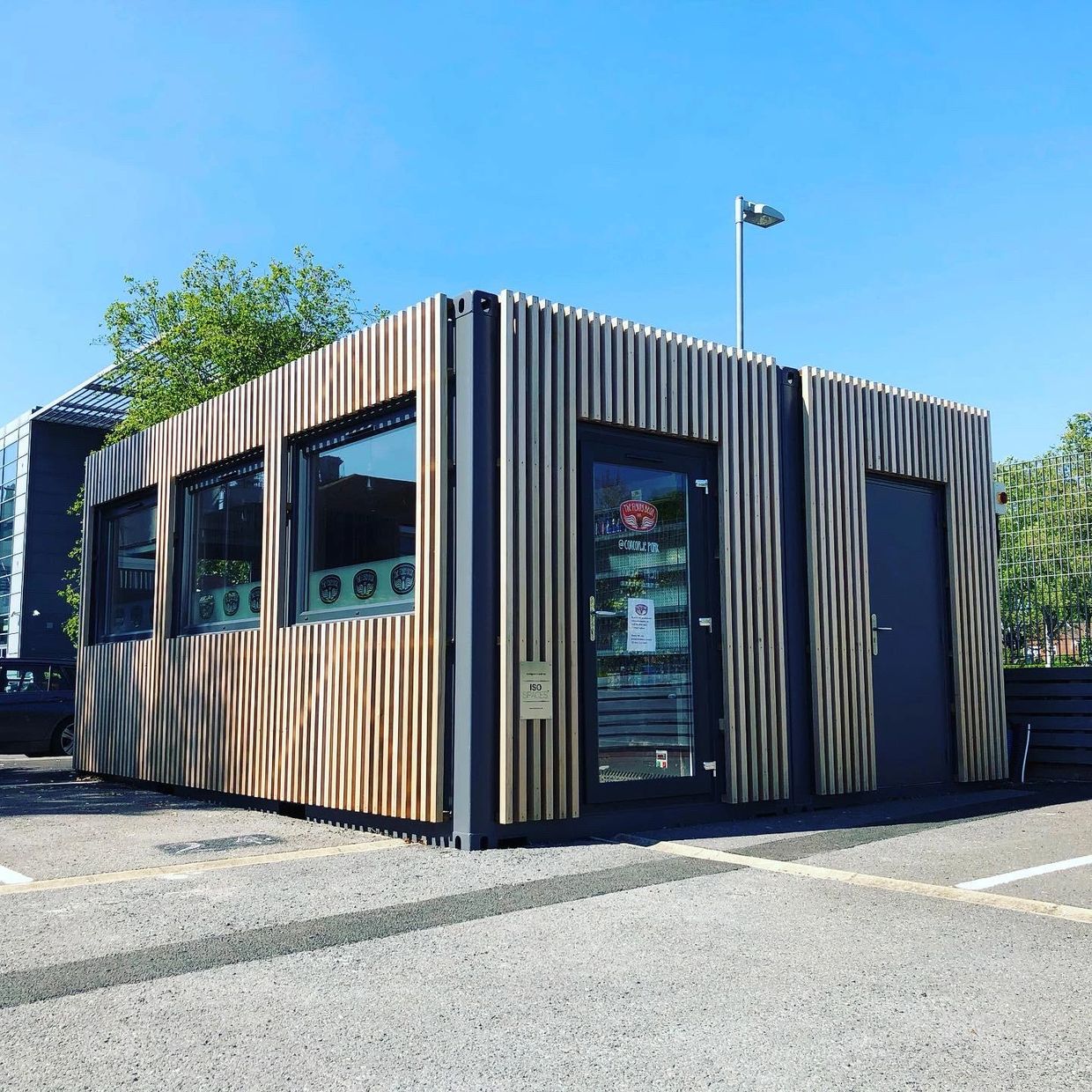 Coffee shop container conversion