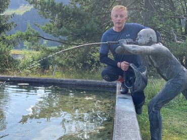 Swiss mountain water blower
