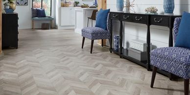 Laminate Mannington Palace Chevron Armor available at Warehouse Carpets Luthersville.