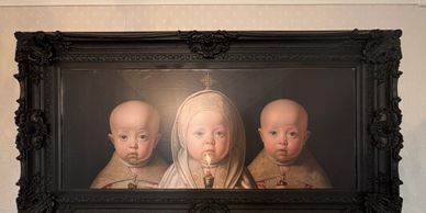 Unique AI generated Old Master style painting
This is a bespoke one off item digitally printed on he