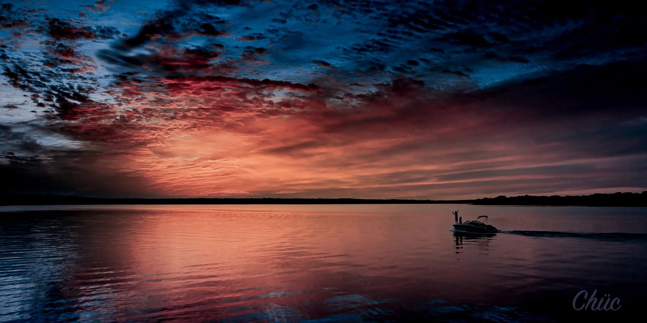 Sunset watermark