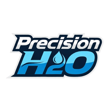 Logo with the text Precision H2O