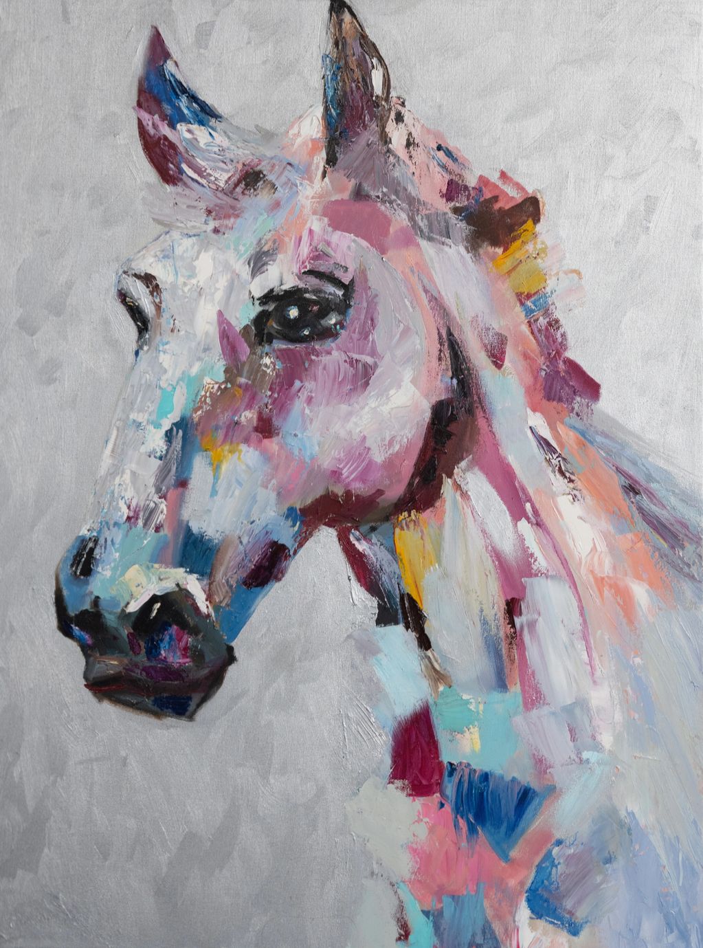 horse wall art, animal art , wildlife