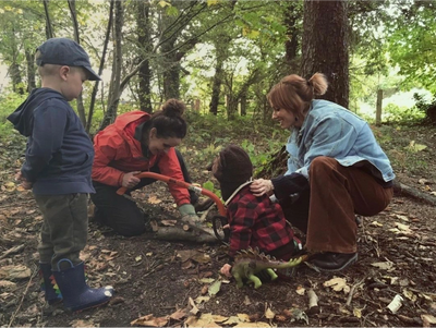 Little Shoots at forest school