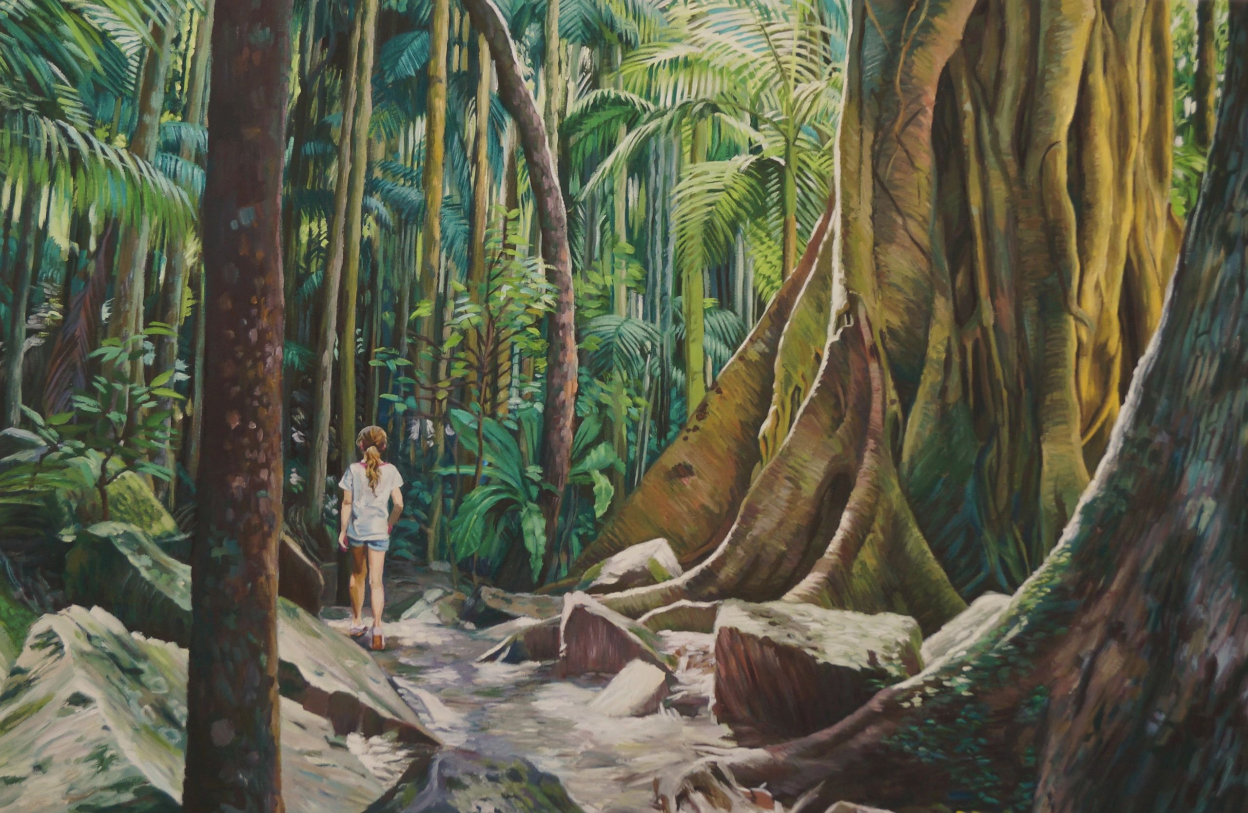 Little Soldier in the rain forest.