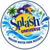 Splash Universe indoor water park logo.