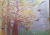 Flying foxes on the seesum trees