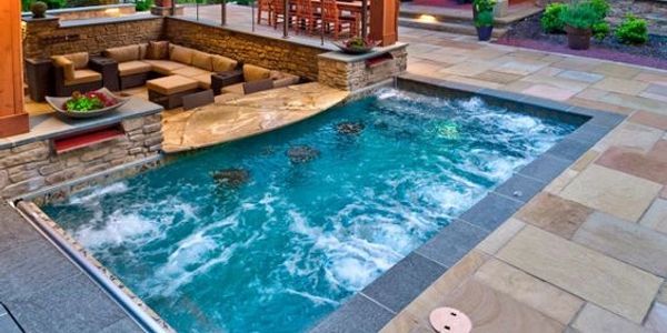 Swimming Pool and outdoor living area