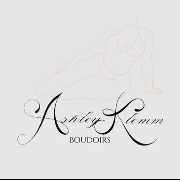 Logo with elegant script and a minimalist female figure outline.