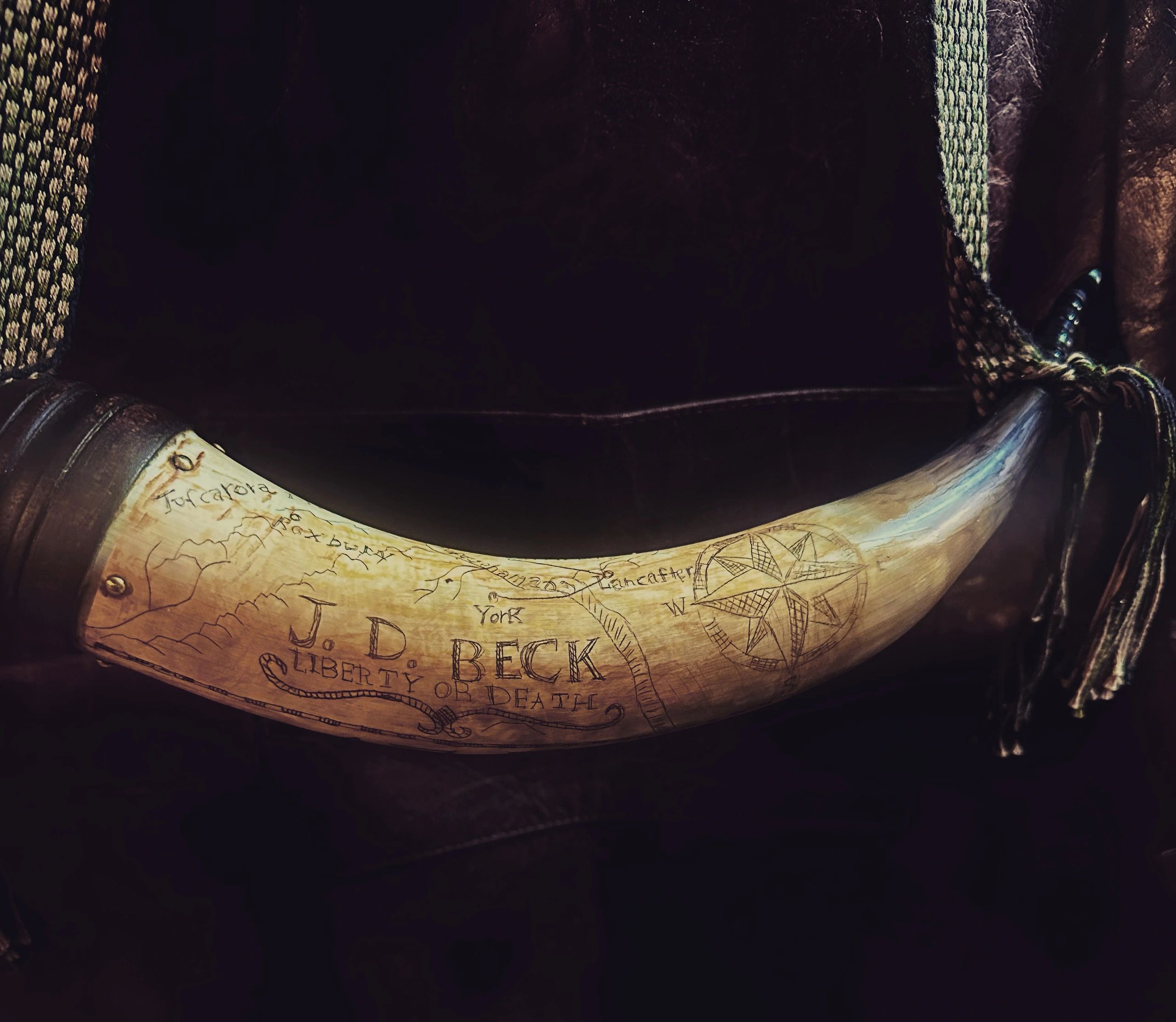 Horn 1 A Berks CountyInspired Powder Horn