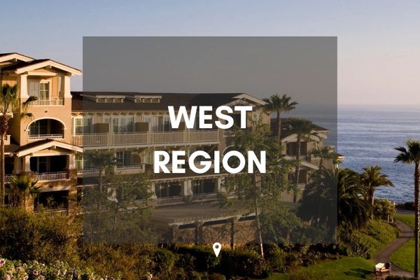 Coastal buildings with 'West Region' text overlay.