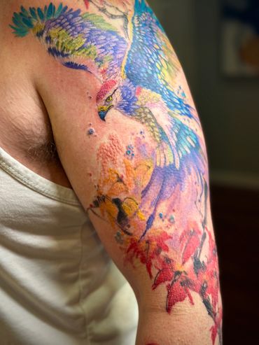 Best watercolor tattoos tampa bay, best watercolor tattoo artist tampa bay, best watercolor tattoos 