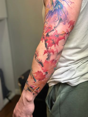 Best watercolor tattoos tampa bay, best watercolor tattoo artist tampa bay, best watercolor tattoos 