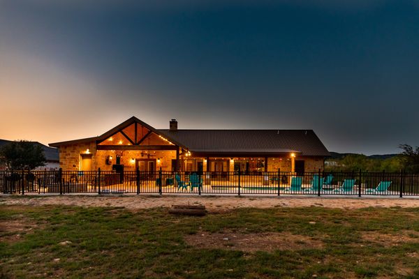 Tis is an image of the Branding Iron Lodge in Concan TX.