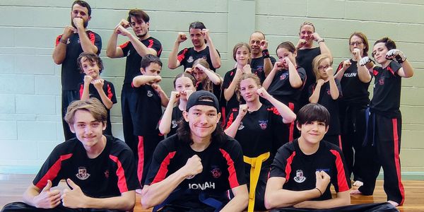Kickboxing Students in Class
