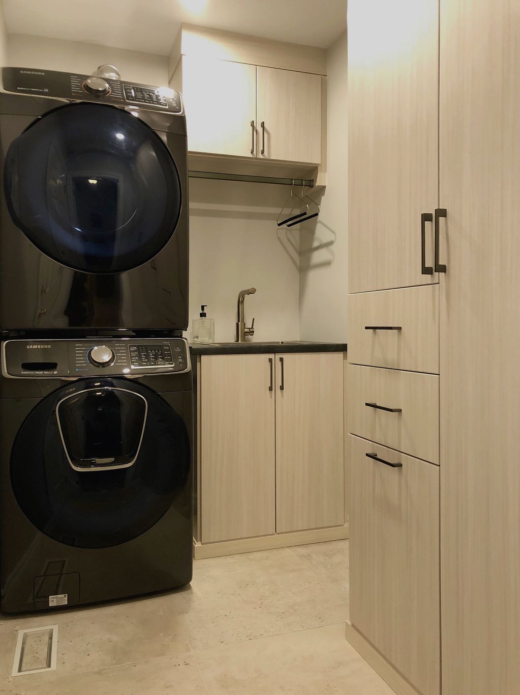 Form Meets Function for this Laundry Room.