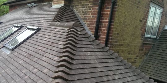 Plain tile roof 