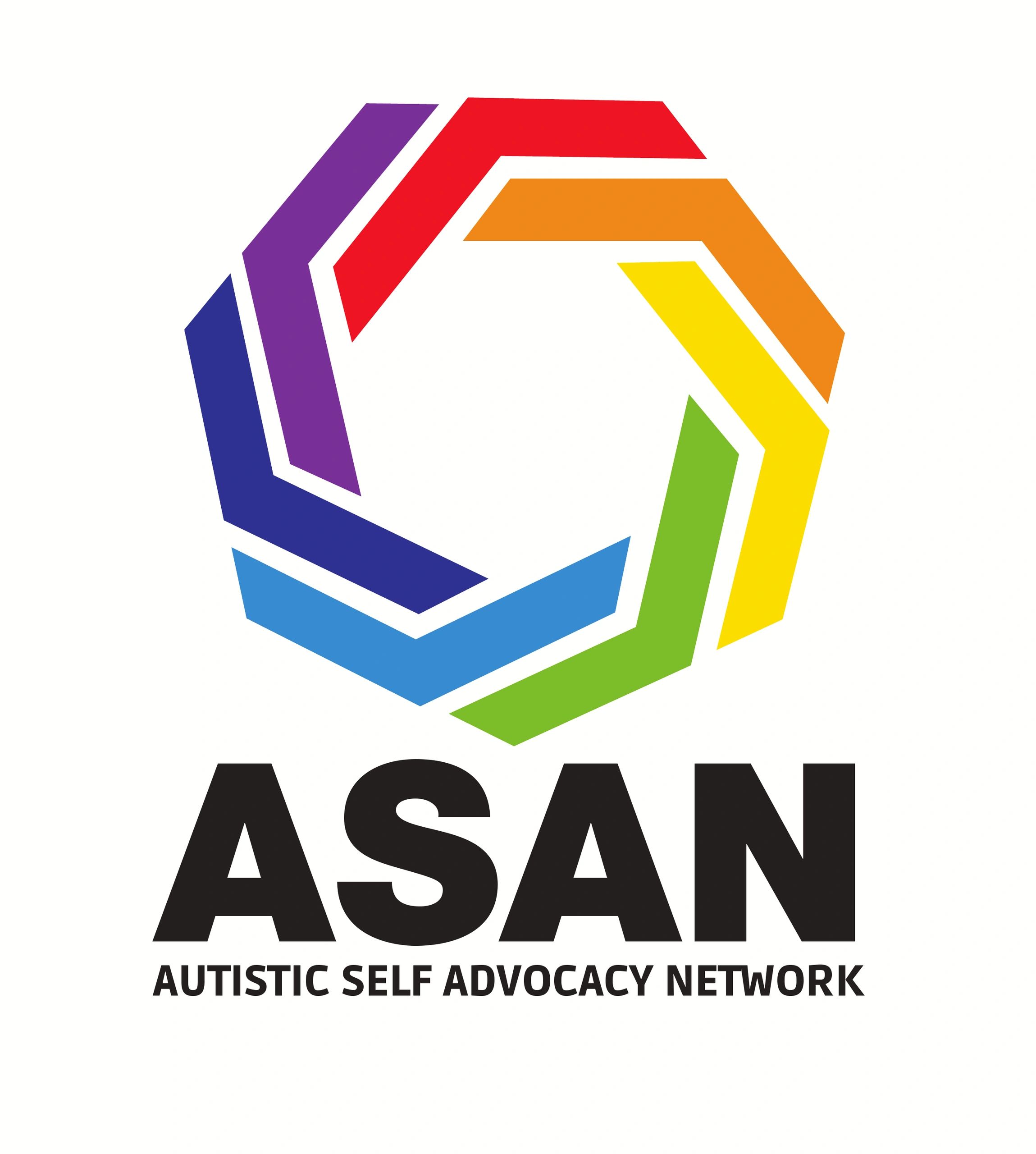 An animated GIF depicting a diverse group of people holding hands, symbolizing unity and collective action in autism advocacy