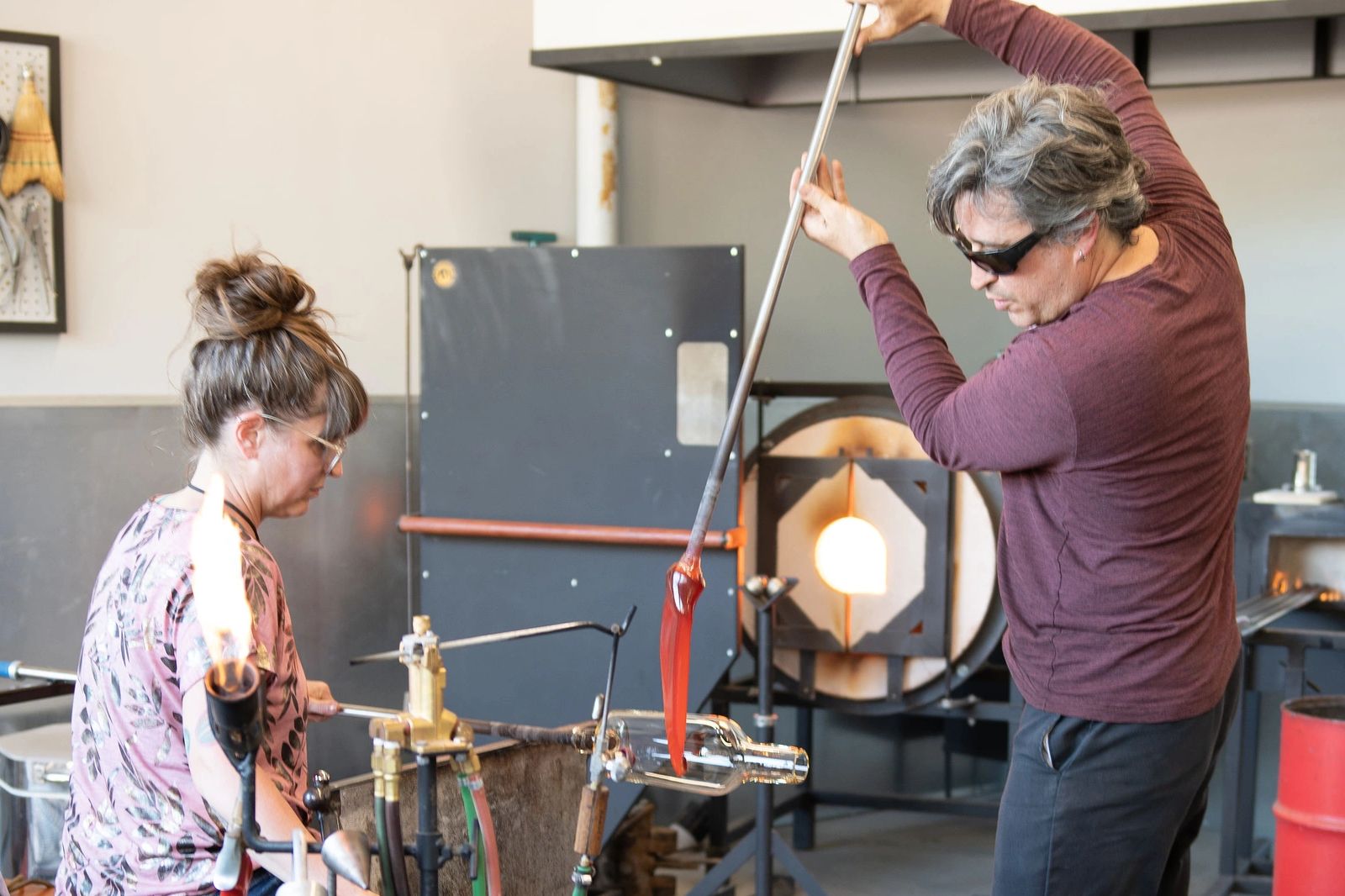 Glass blowing image