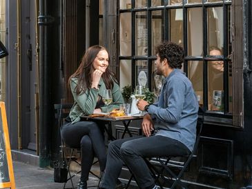 Dine in or take away here on the famous Camden Passage