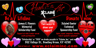 Heart for the art James e Flowers, Technical Sponsorship fund 2023 fundraiser