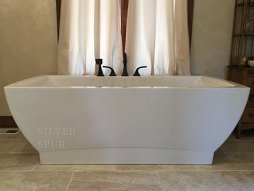 Freestanding tub on a home remodel in Cheyenne