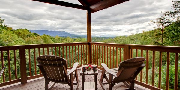 gatlinburg rental cabin with great view