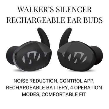 Noise cancelling blue tooth ear buds allow you to hear you  instructor without removing your ear pro