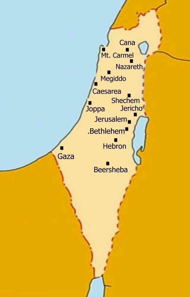Israel's Geography | Steve's Bible Study