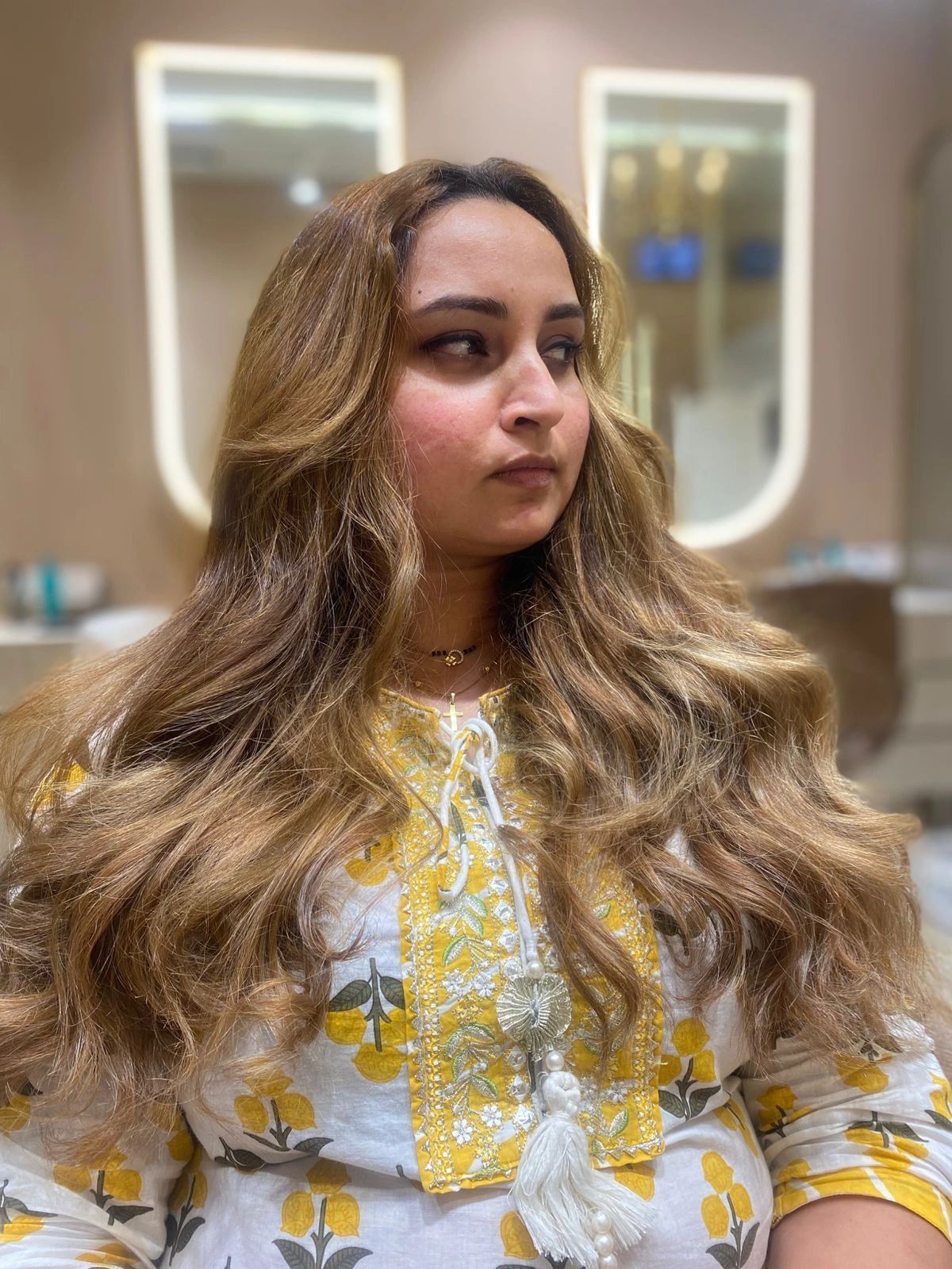 salon hair smoothening for wavy hair