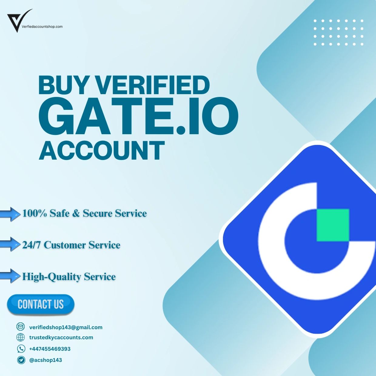 BUY VERIFIED GATE.IO ACCOUNT